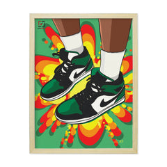 Obraz na płótnie Air Jordan 1 Pine Green