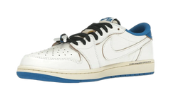 Air Jordan 1 Retro Low OG SP Fragment x Travis Scott Sail Military Blue