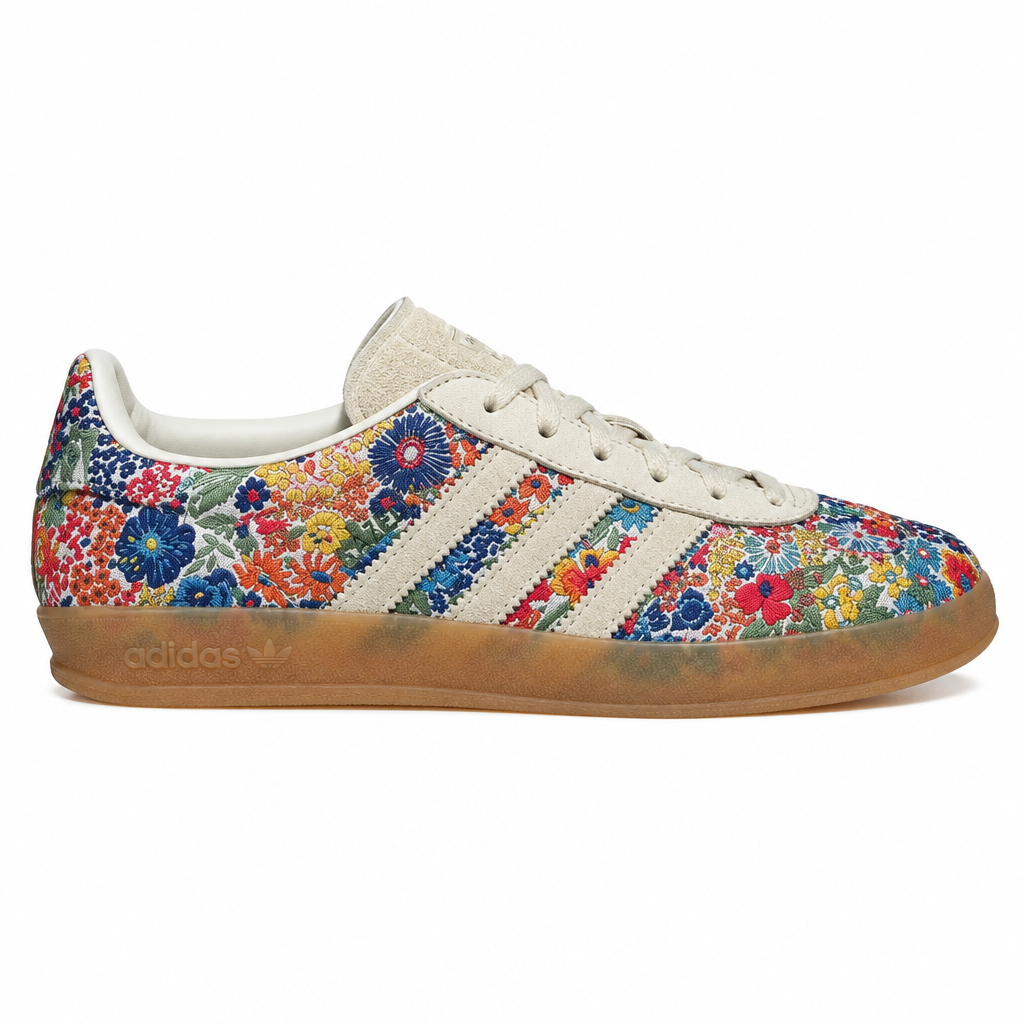 Liberty London x adidas Gazelle Indoor Floral Embroidery