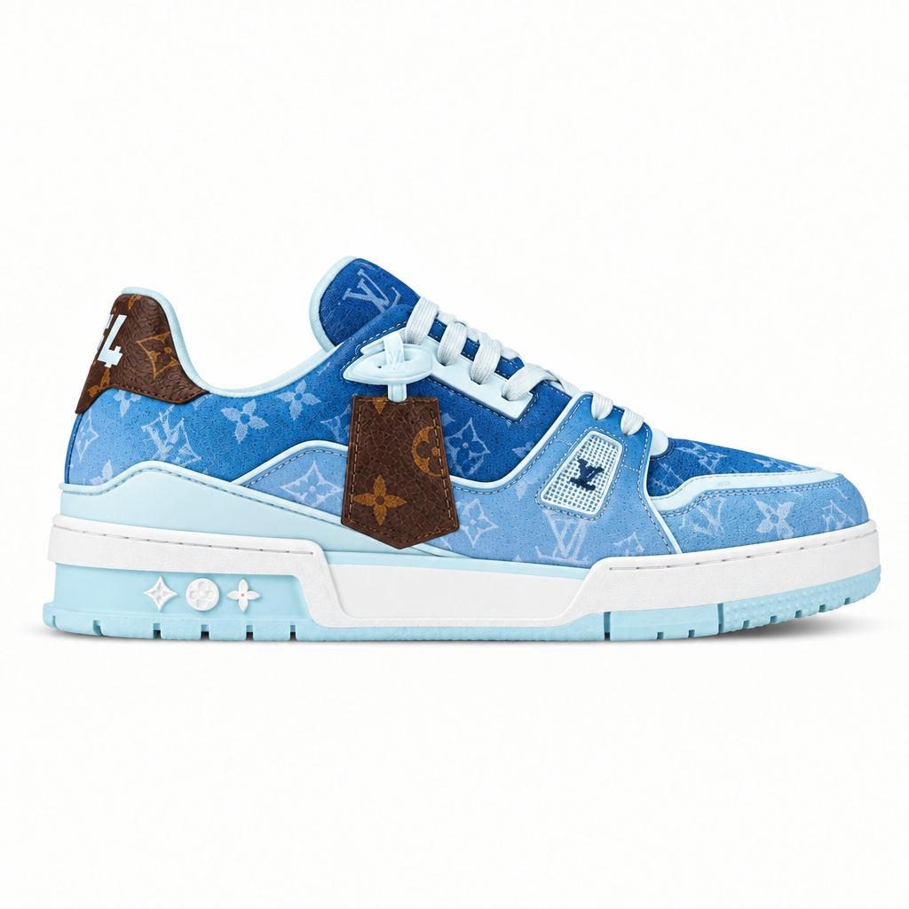 Louis Vuitton LV Trainer Monogram Blue