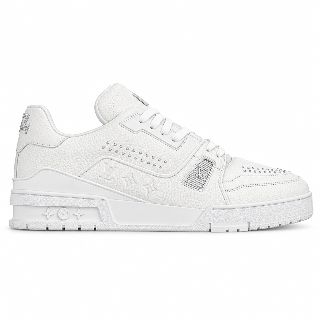 Louis Vuitton LV Trainer White Calf Leather
