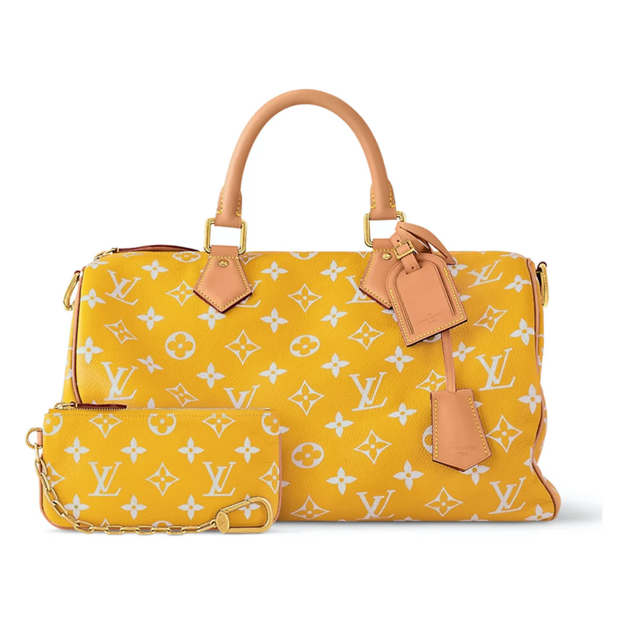 Louis Vuitton Speedy P9 Bandoulière 40 Jaune Mat