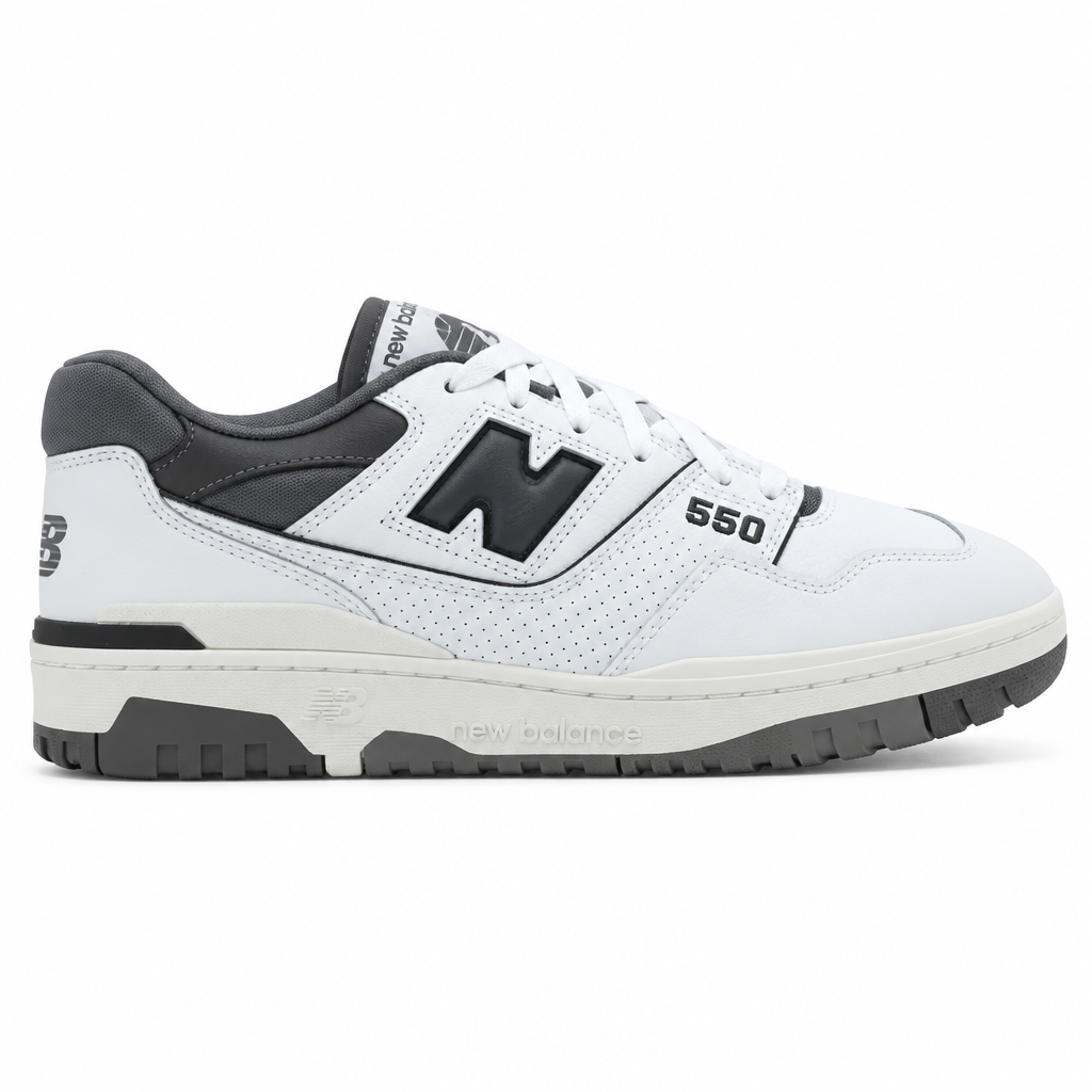 Charge Balance New Balance 550 White Dark Grey - SneakersJoint