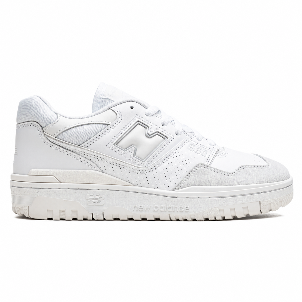 Charge Balance New Balance 550 White Grey Toe - SneakersJoint