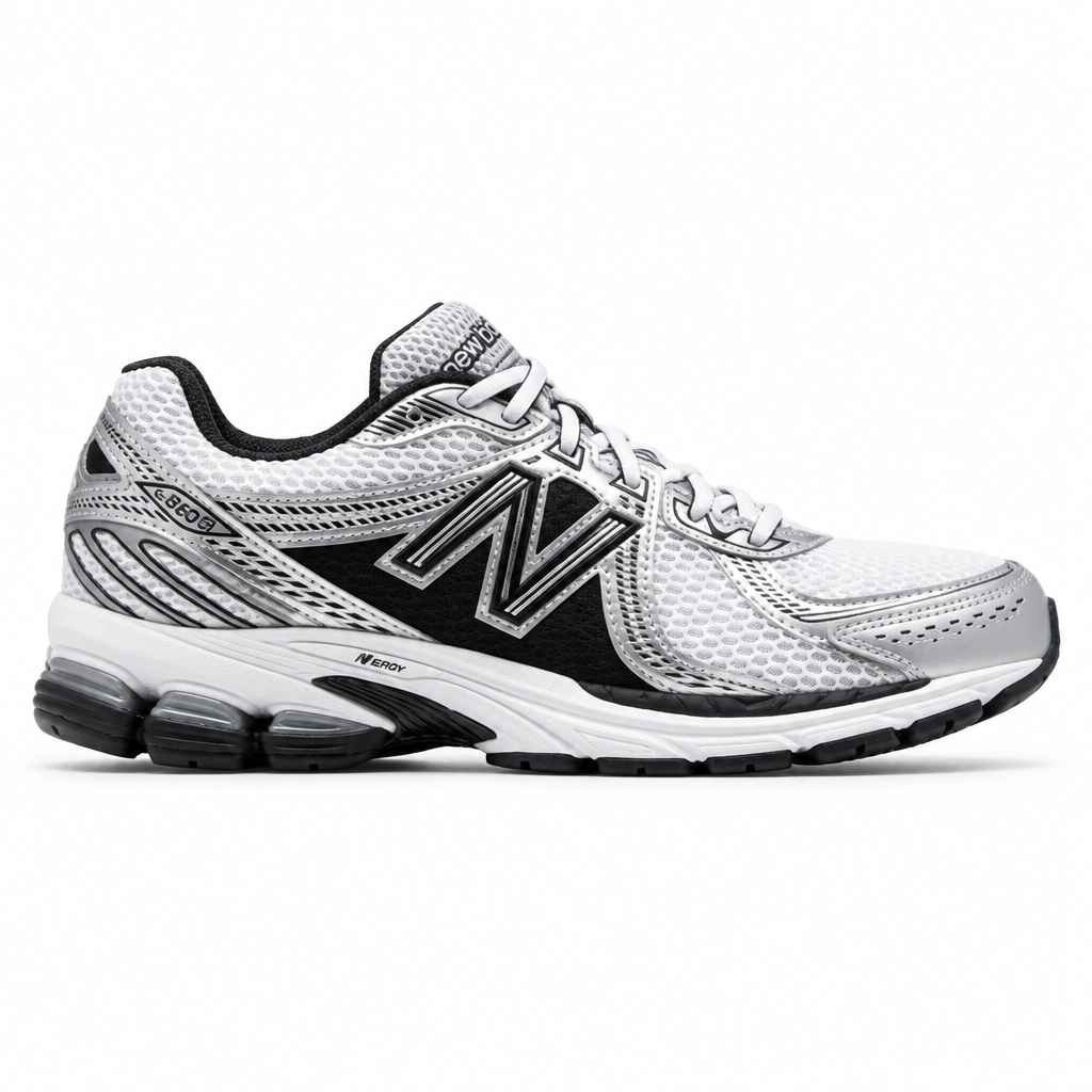 New Balance 860 Black White Silver