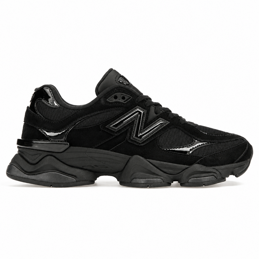 New Balance 9060 Triple Black Patent