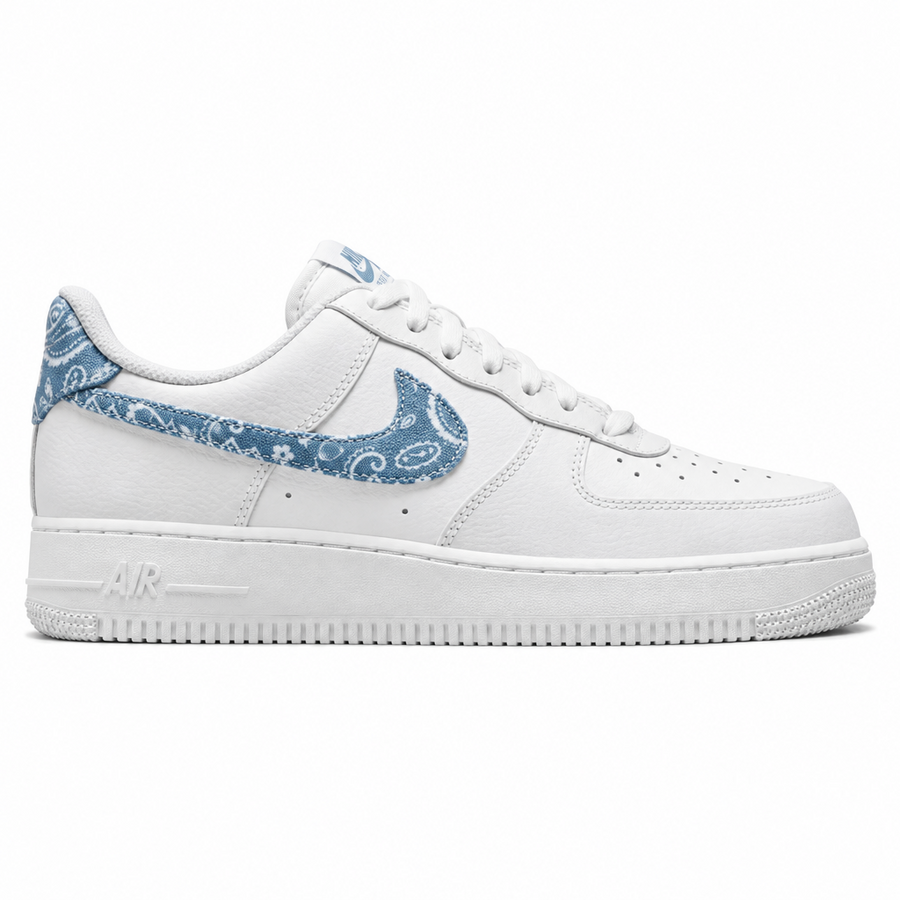 Air Force 1 Low '07 Essential White Worn Blue Paisley