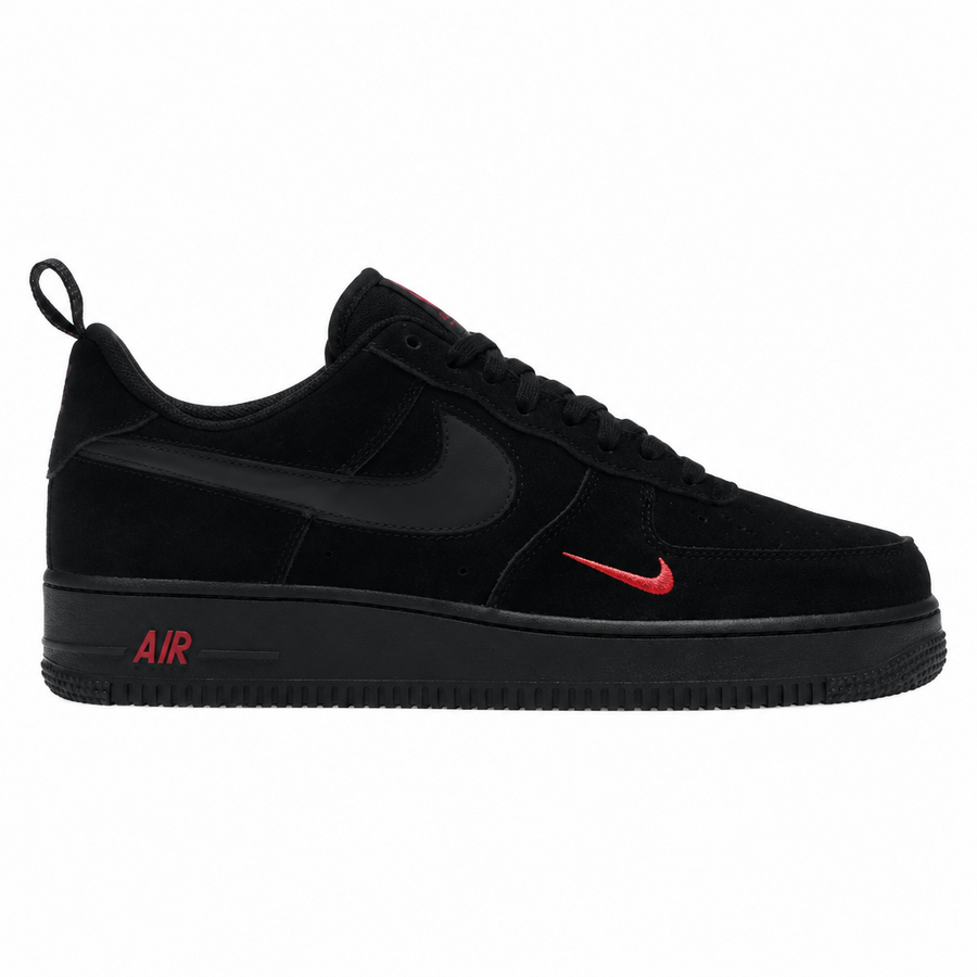 Nike Air Force 1 Low Multi-Swoosh Black Crimson