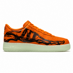 Air Force 1 Low Orange Skeleton
