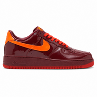 Nike Air Force 1 Low Patent Leather Dark Team Red Safety Orange