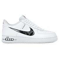 Nike Air Force 1 Low Sketch White Black