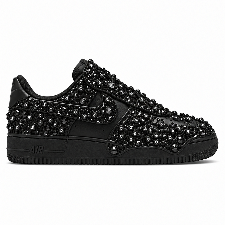 Nike Air Force 1 Low Swarovski Triple Black