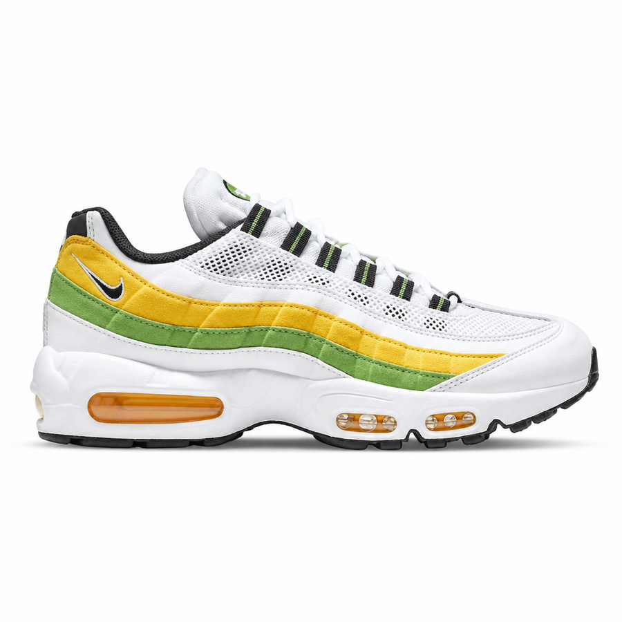 Nike Air Max 95 Essential White Green Apple Tour Yellow
