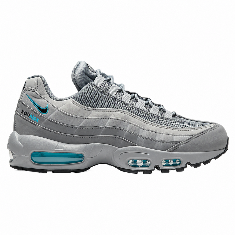 Nike Air Max 95 Retro Logo Grey Aqua