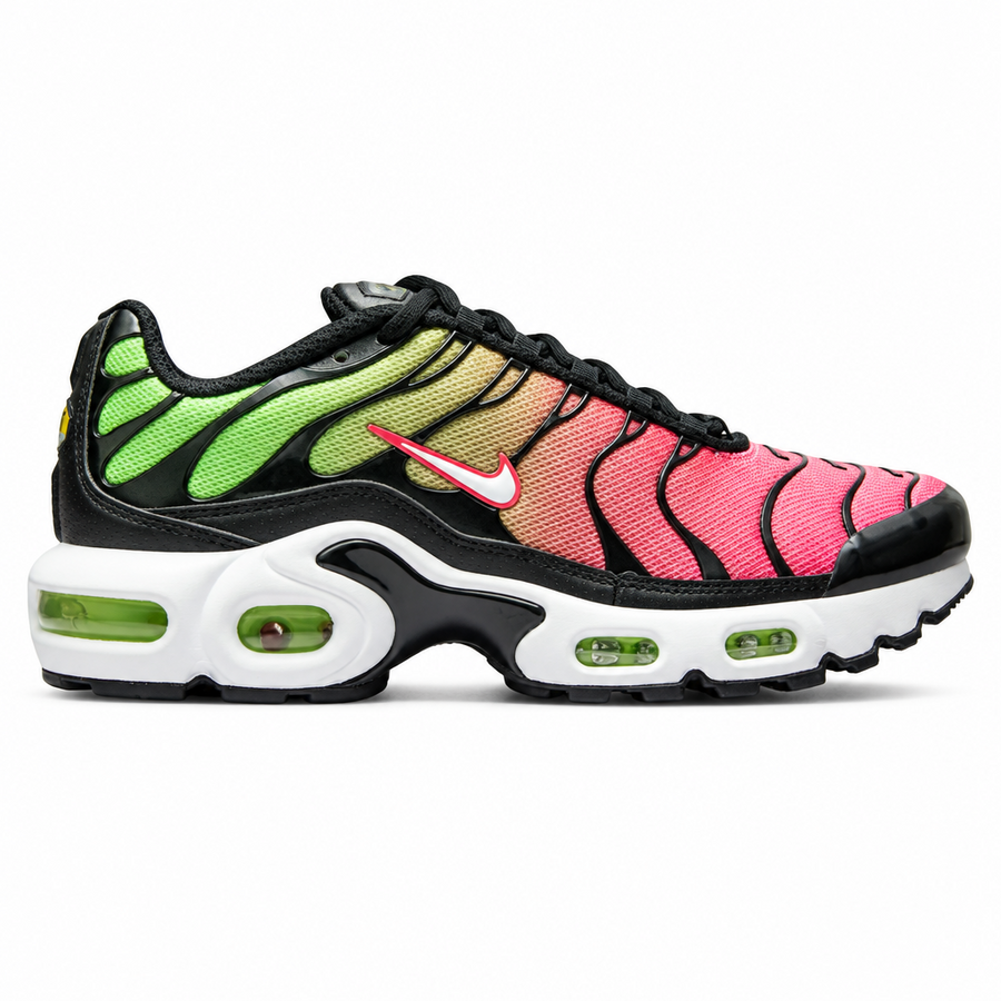 Nike Air Max Plus Black Green Strike Flash Crimson White