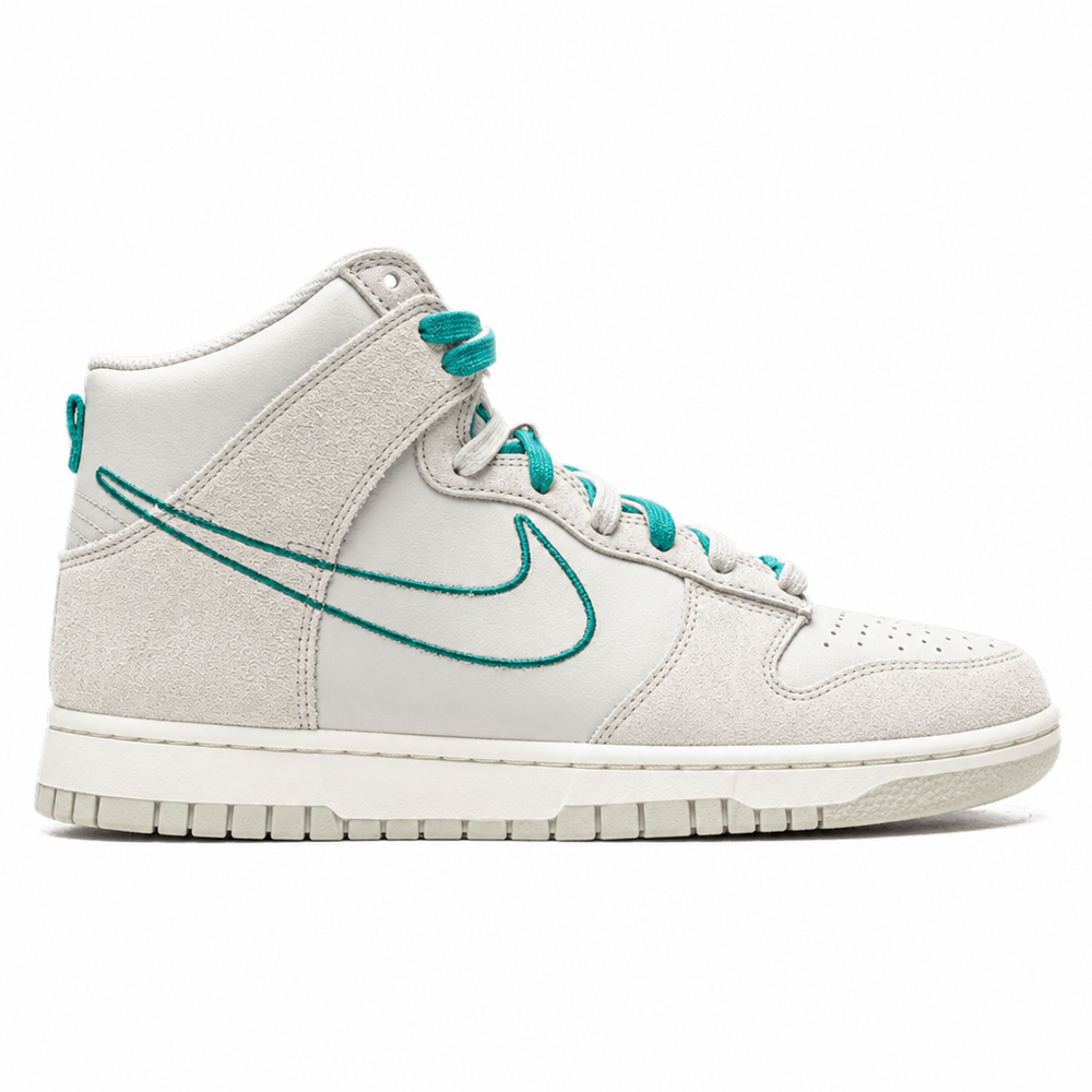 Nike Dunk High First Use Light Bone Green Noise - SneakersJoint