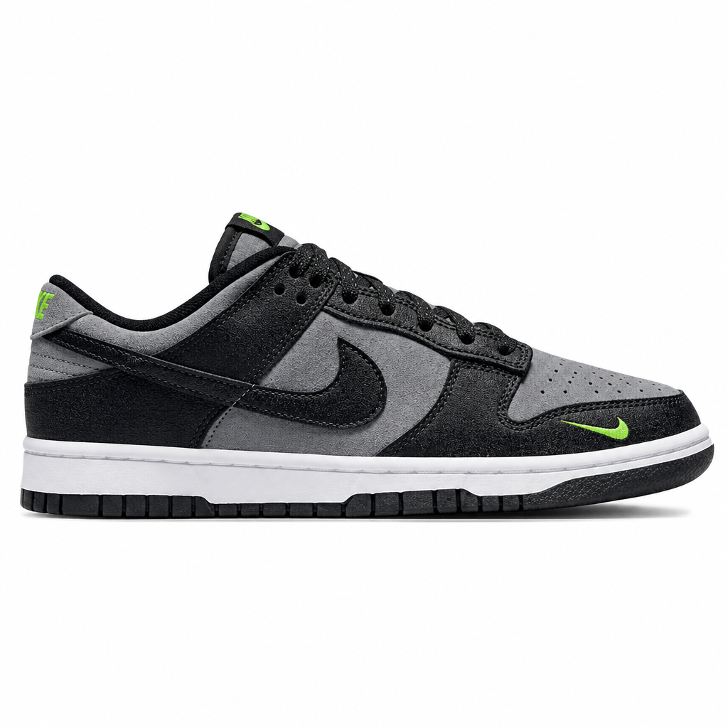 Nike Dunk Low Black Grey Green Strike - SneakersJoint