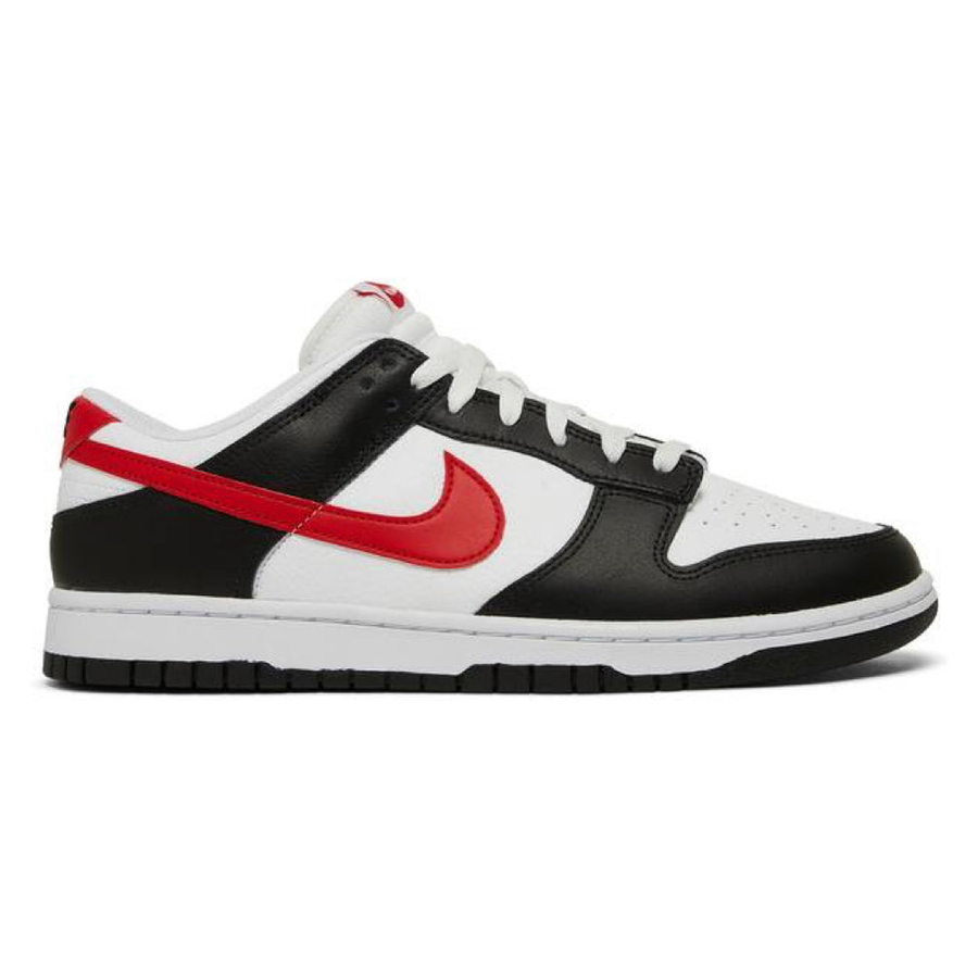 Dunk Low Black White Red