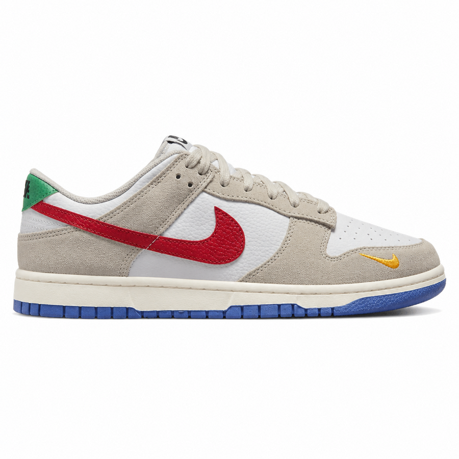 Nike Dunk Low Light Iron Ore Red Blue