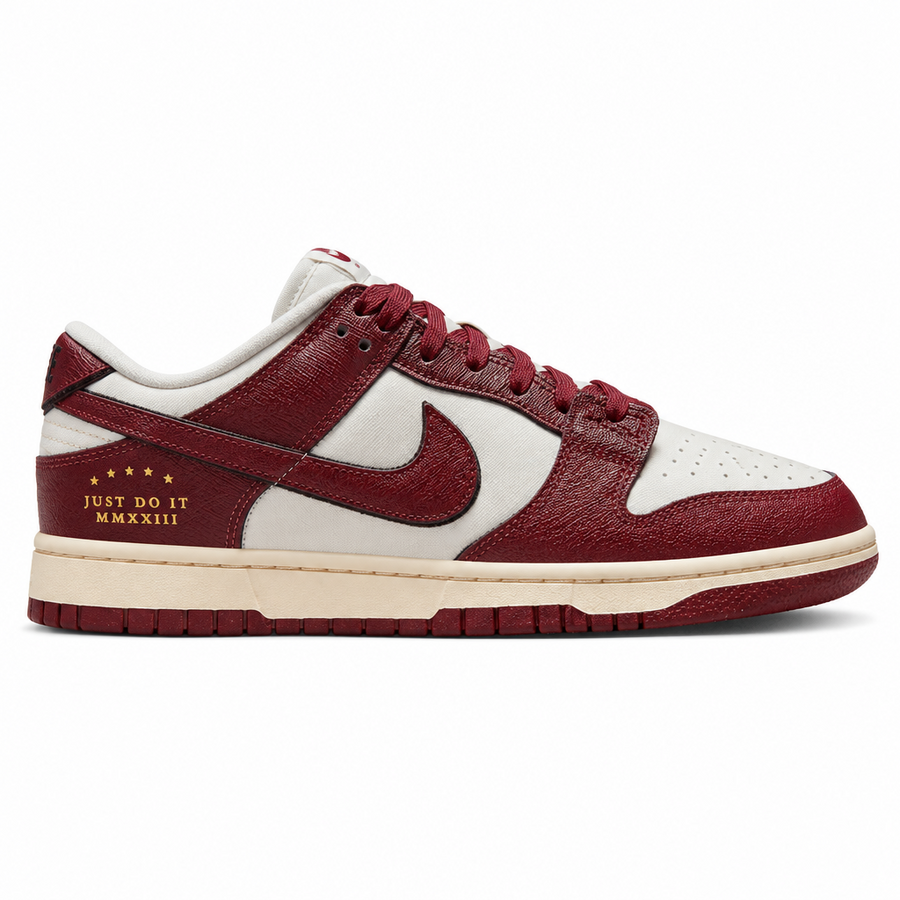 Nike Dunk Low SE Just Do It Sail Team Red