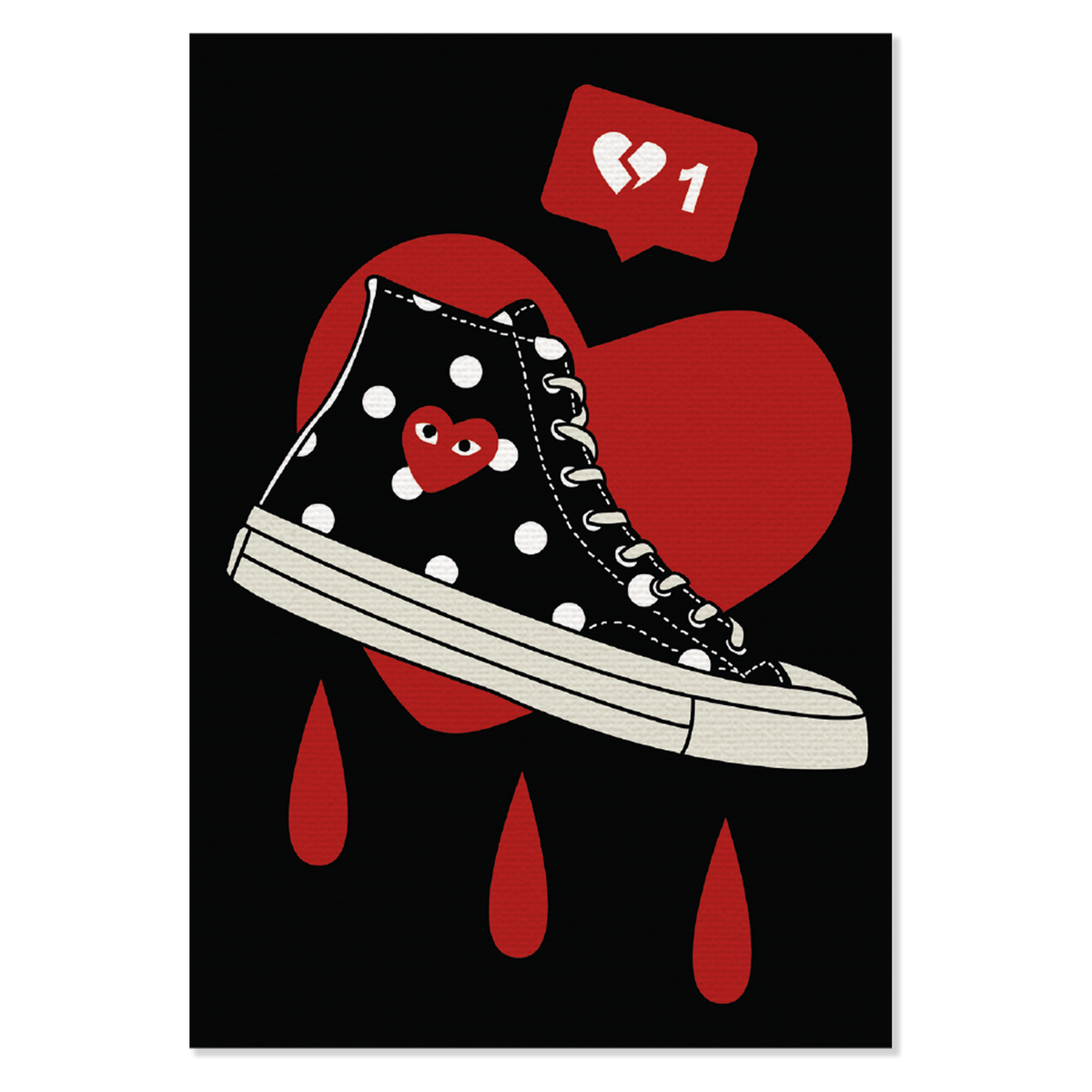 Canvas print Converse x CDG Chuck 70