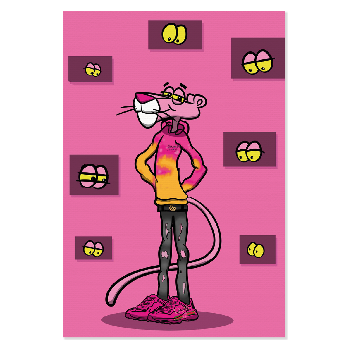 Leinwandbild Pink Panther Streetwear