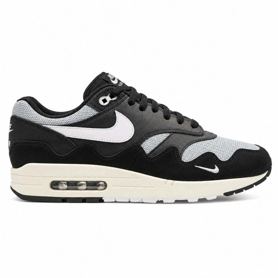 Patta x Nike Air Max 1 Black Grey (Special Box + Bracelet)