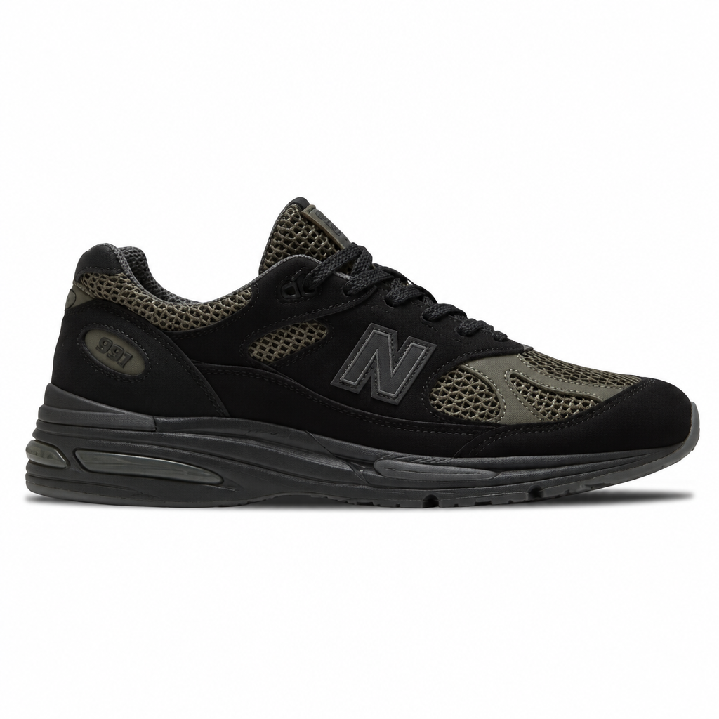 Stone Island x New Balance 991v2 MiUK Black