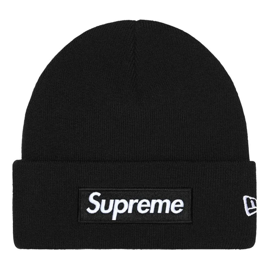 Supreme New Era Box Logo Beanie Black