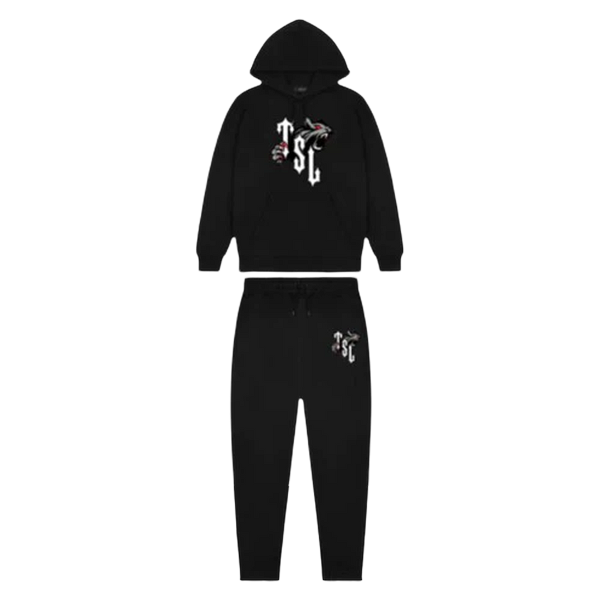 Trapstar TSL Shooters Bloodshot Hooded Tracksuit Black