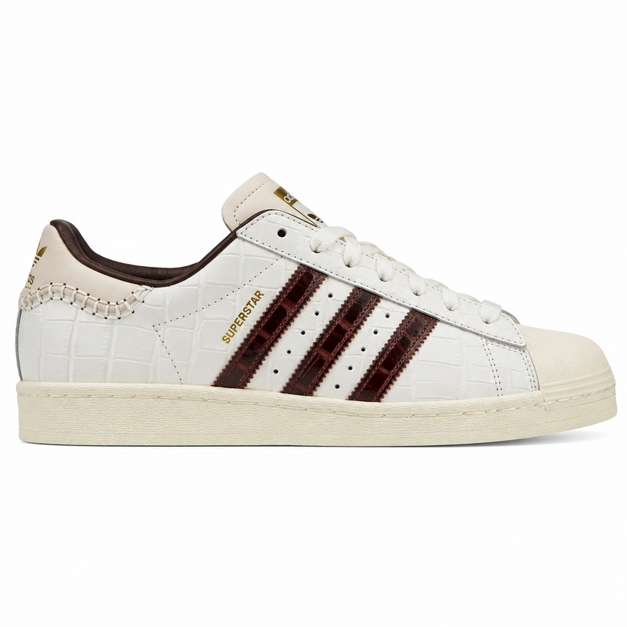 Wales Bonner x adidas Superstar White Brown Croc