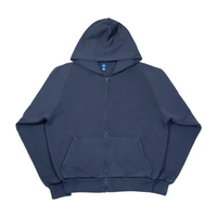 Yeezy x Gap Unreleased Zip Sweatshirt Hoodie Navy