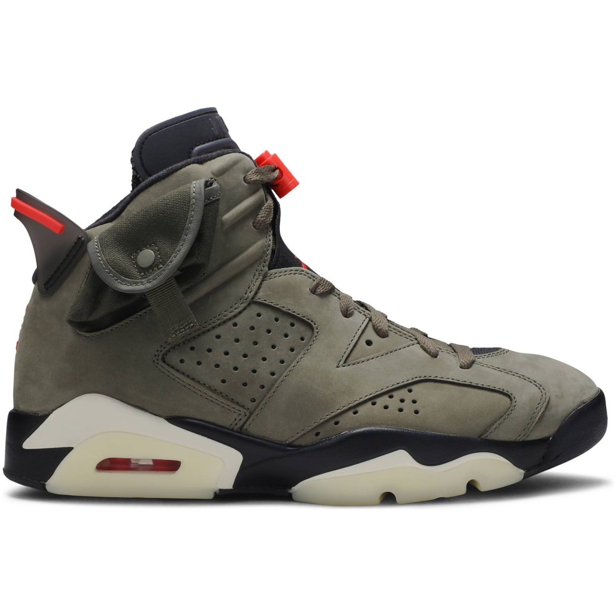 Air Jordan 6  Travis Scott Olive Green