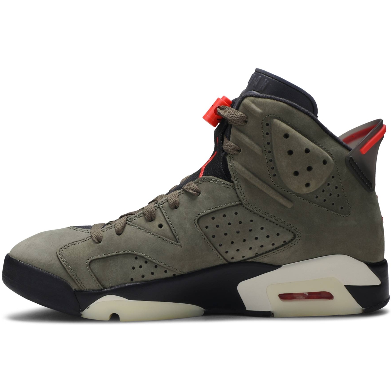 Air Jordan 6  Travis Scott Olive Green