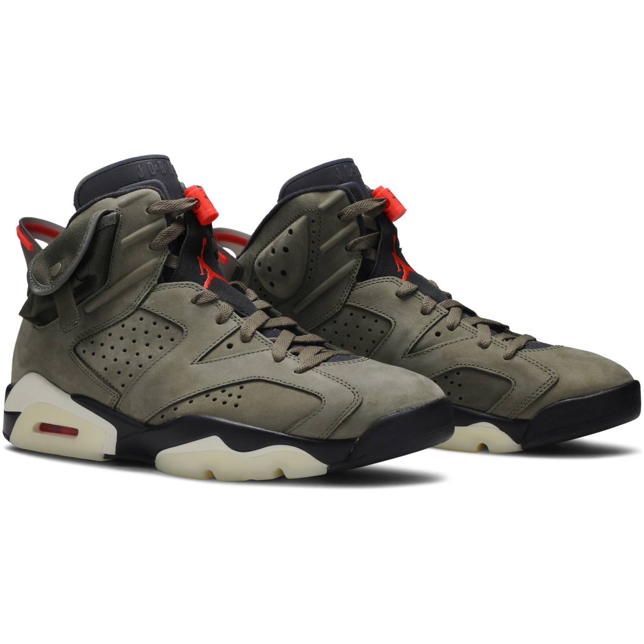 Air Jordan 6  Travis Scott Olive Green