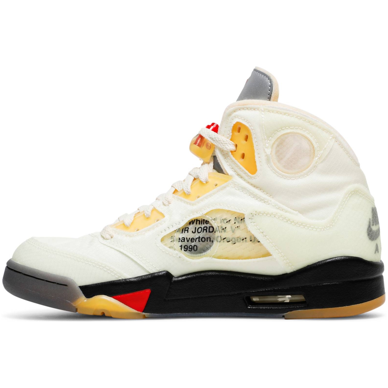 Off-White x Air Jordan 5 Retro Sail