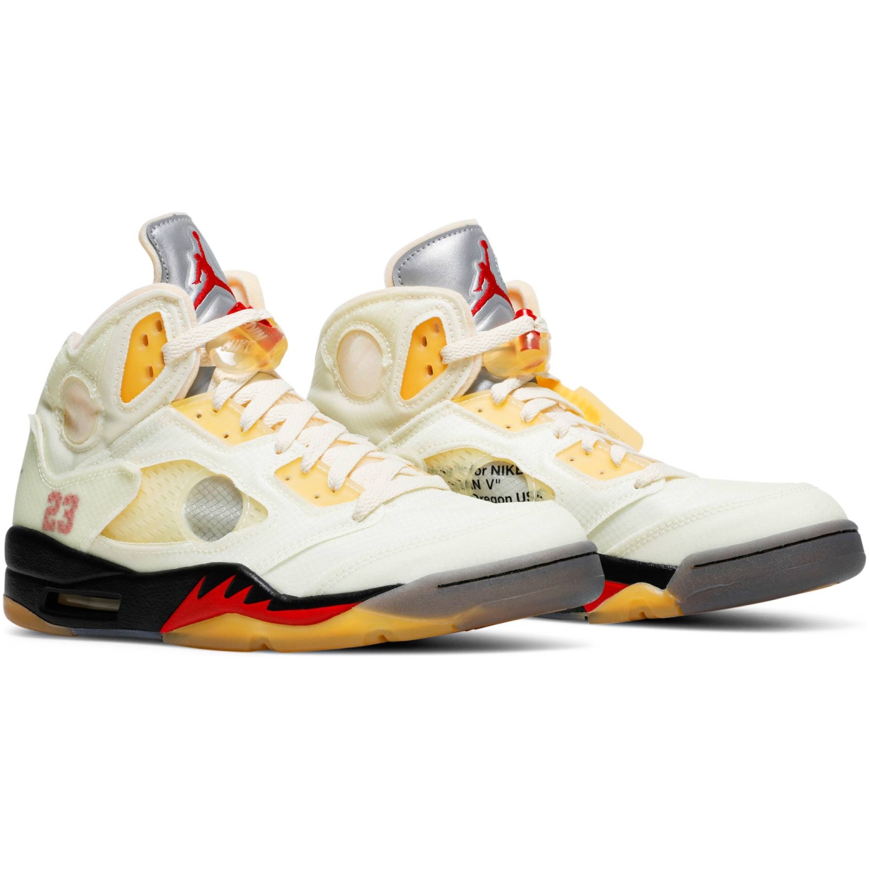 Off-White x Air Jordan 5 Retro Sail