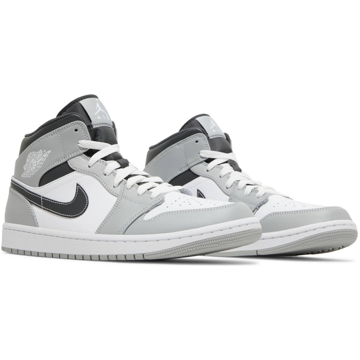 Air Jordan 1 Mid Light Smoke Grey Anthracite