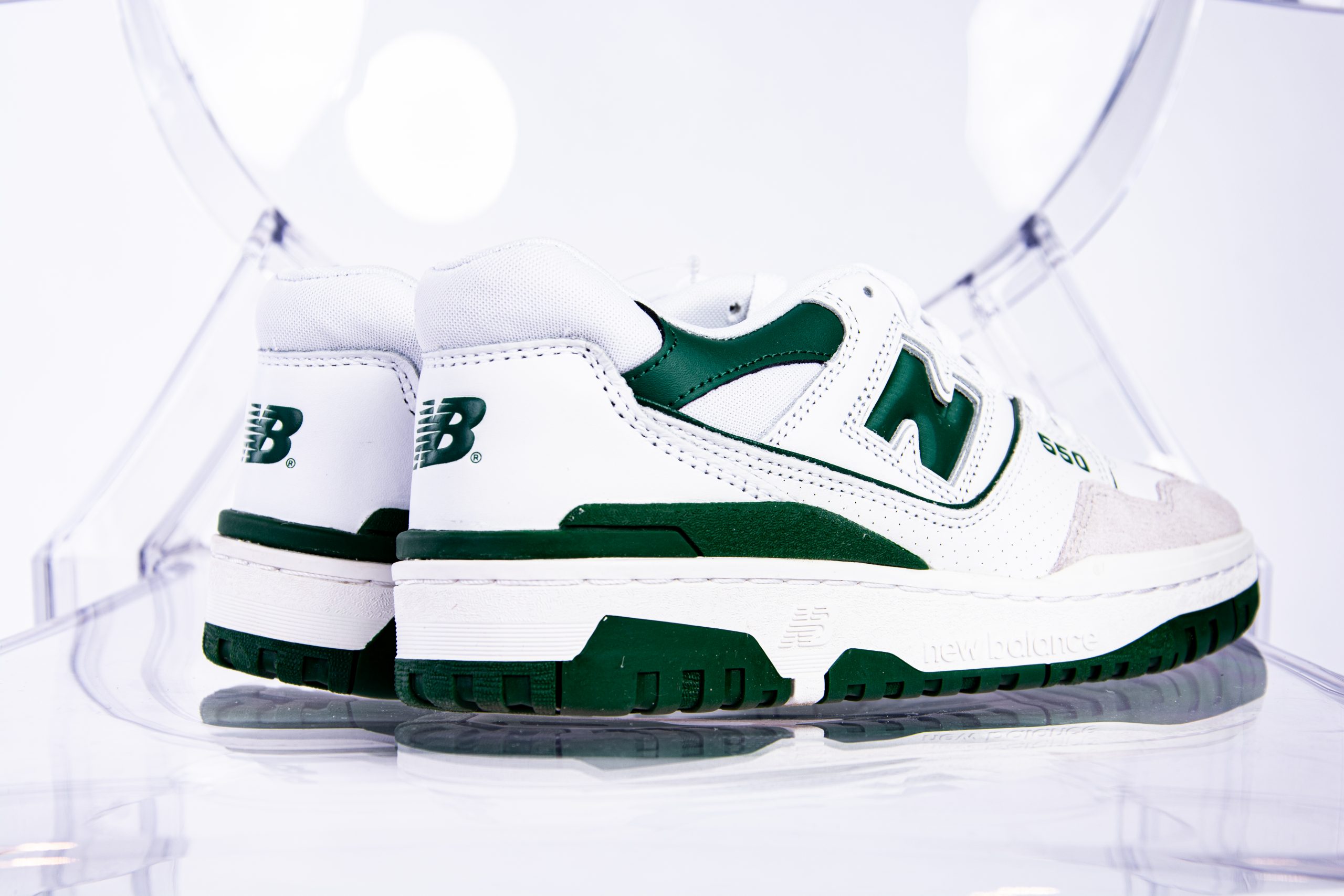 Review of the New Balance 550 White Team Forest Green - Detailed & on feet  look, Blogs