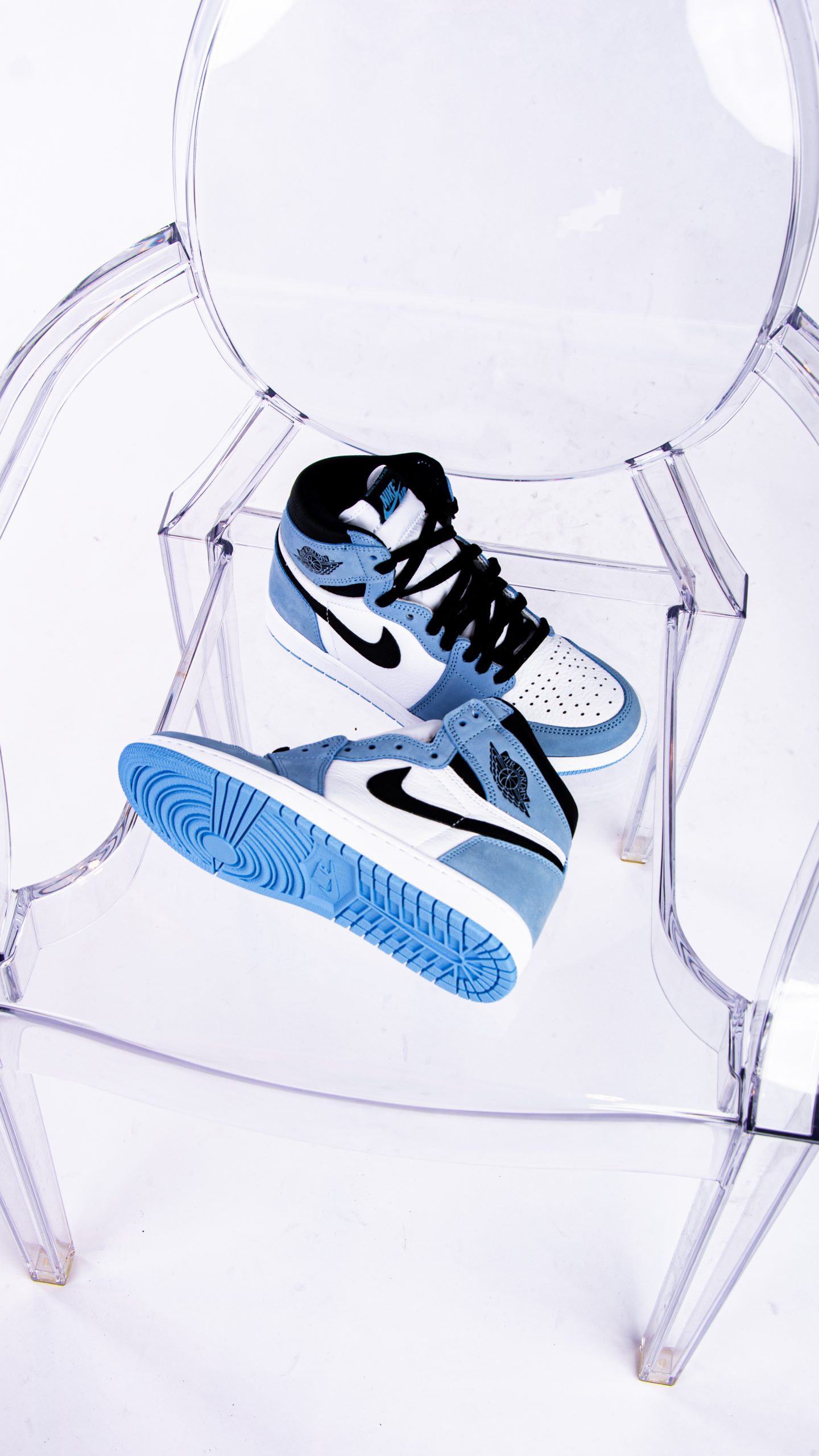 Cadre Nike Air Jordan 1 Retro High Off White University Blue