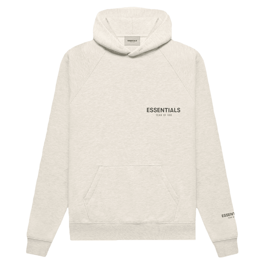 Fear Of God Essentials Core Collection Pullover Hoodie Light Heather –  Sneakers Joint
