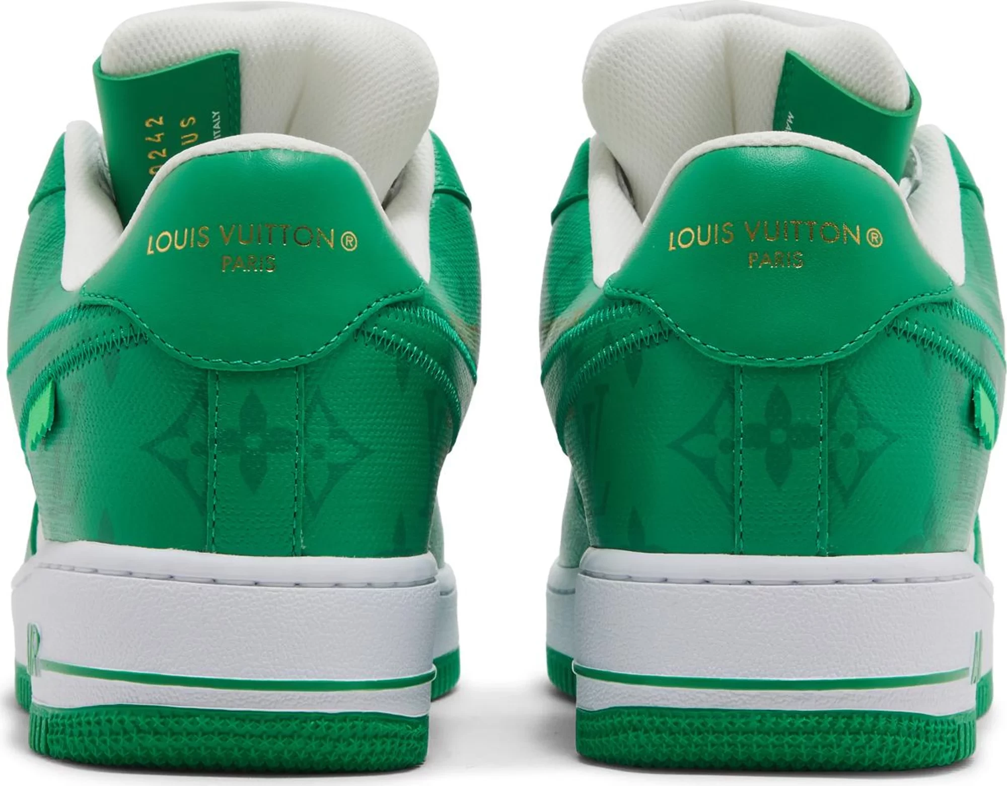 Louis Vuitton x Air Force 1 Low White Gym Green – Sneakers Joint