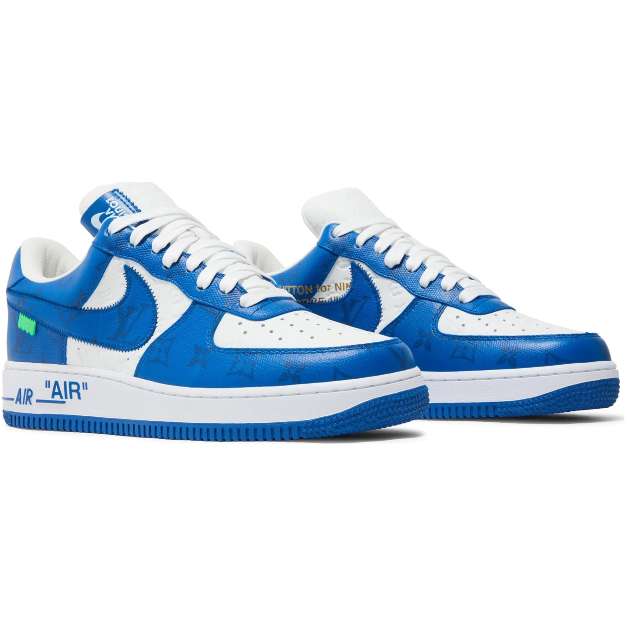 Louis Vuitton x Air Force 1 Low White Team Royal – Sneakers Joint