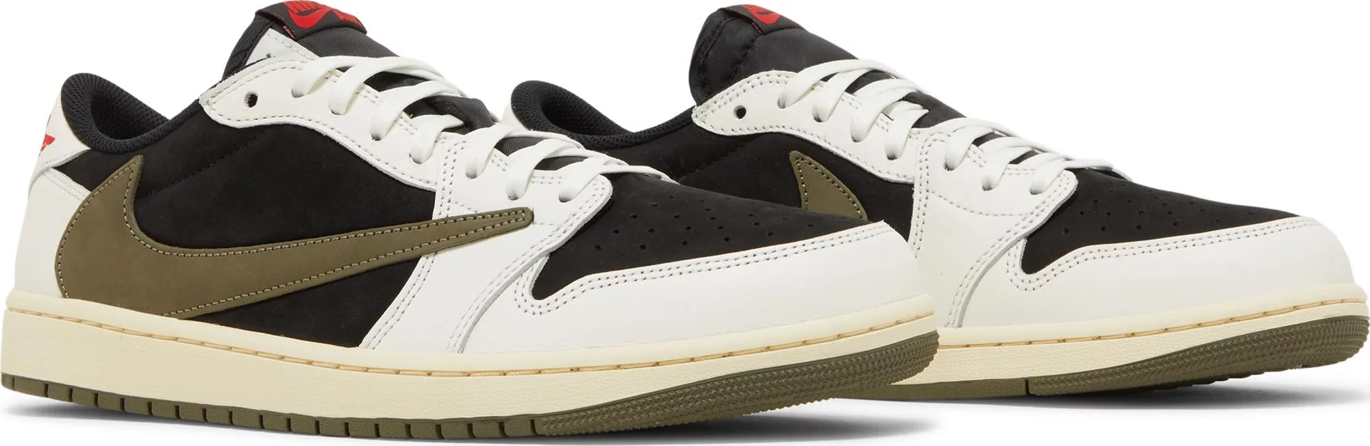 Travis Scott x Air Jordan 1 Retro Low OG Olive Sneakers Joint