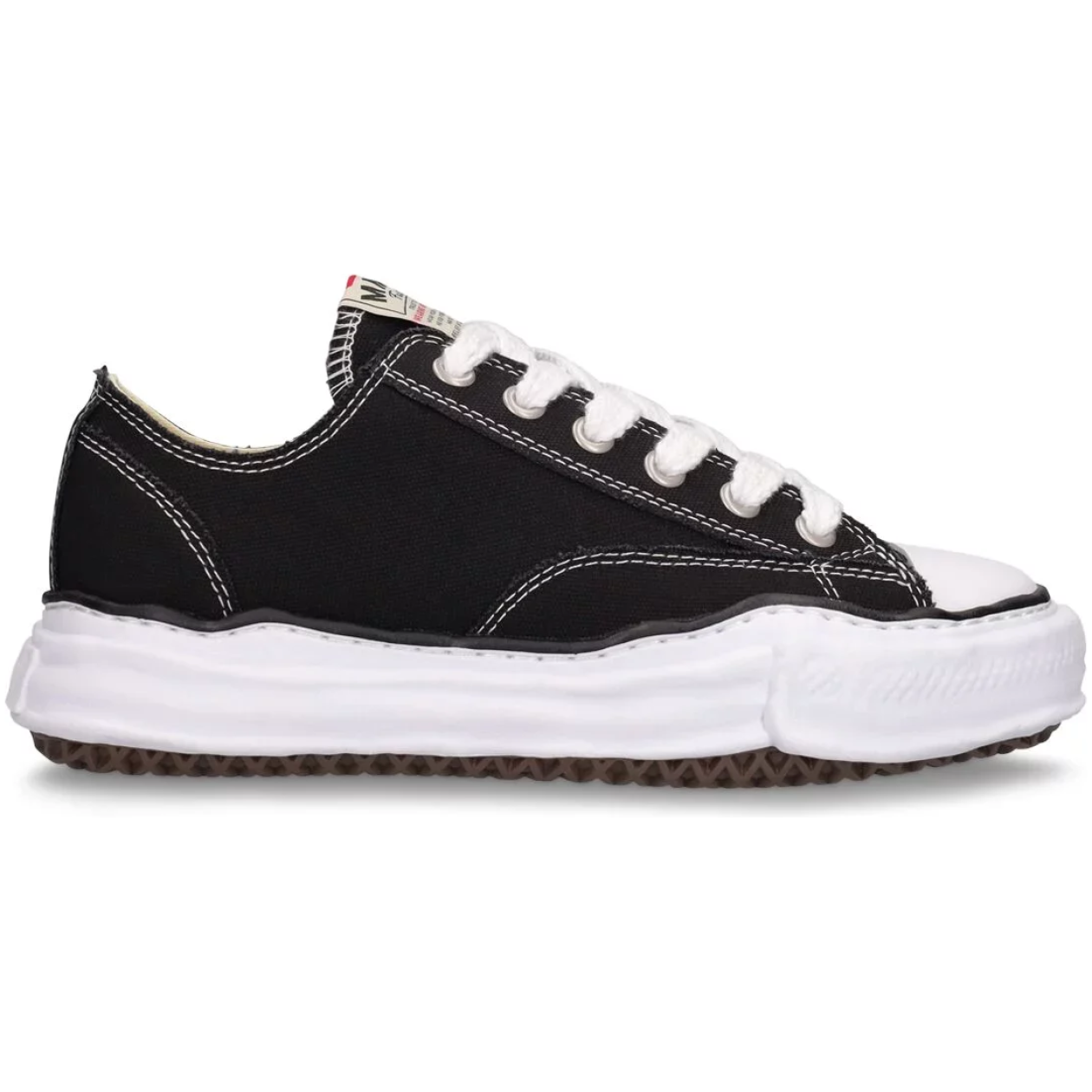 Mihara Yasuhiro Peterson Low OG sole canvas sneakers black