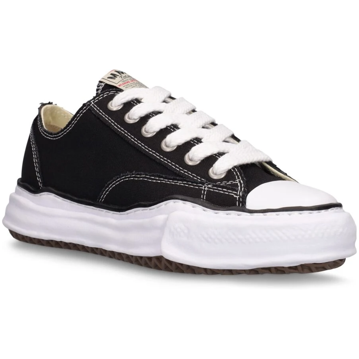 Mihara Yasuhiro Peterson Low OG sole canvas sneakers black