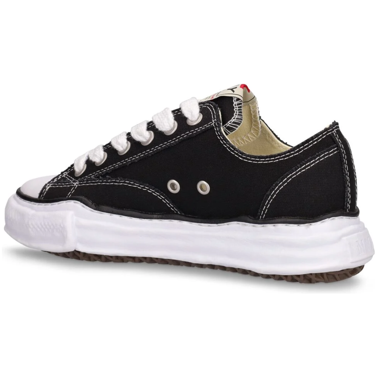 Mihara Yasuhiro Peterson Low OG sole canvas sneakers black