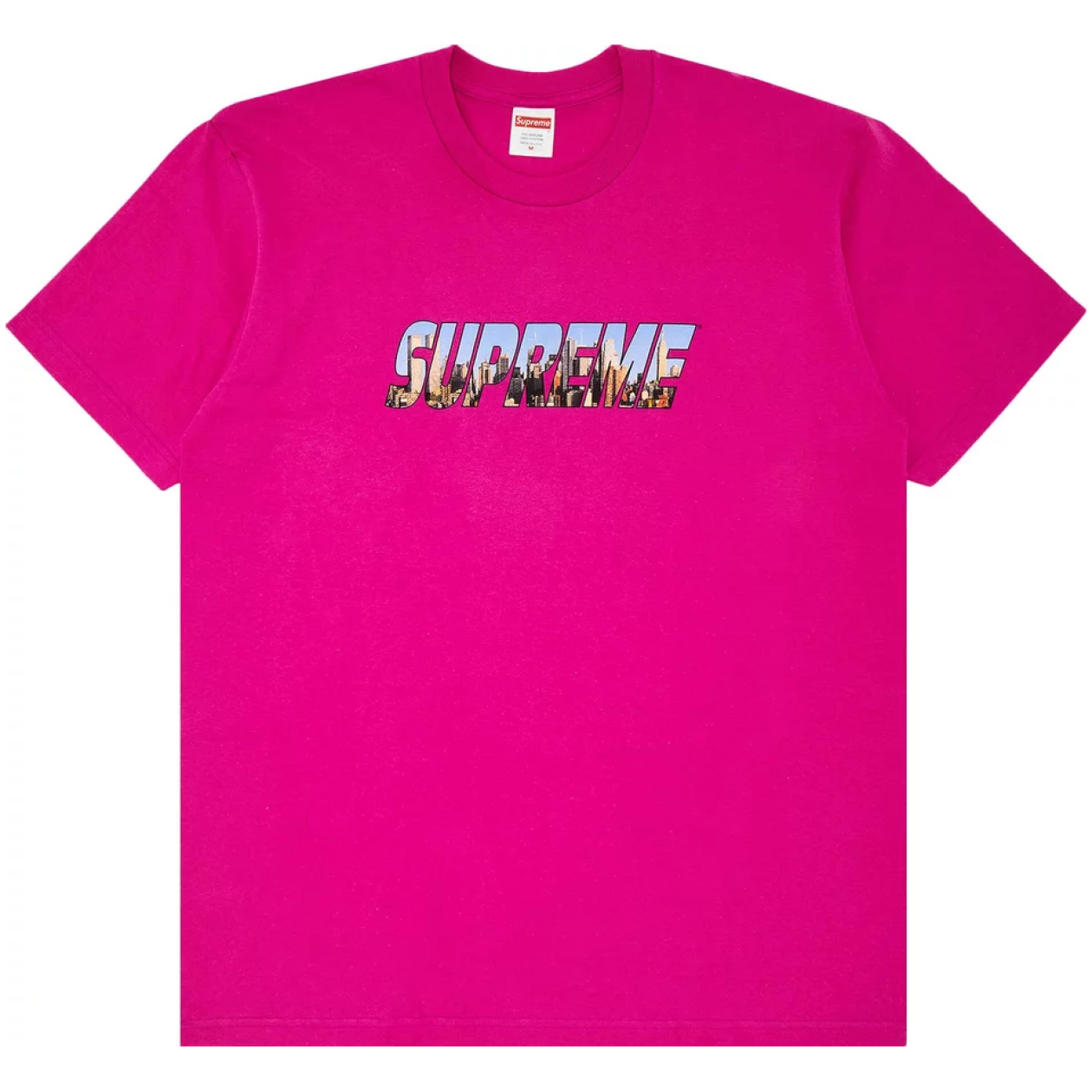 Supreme Gotham Tee Magenta – Sneakers Joint