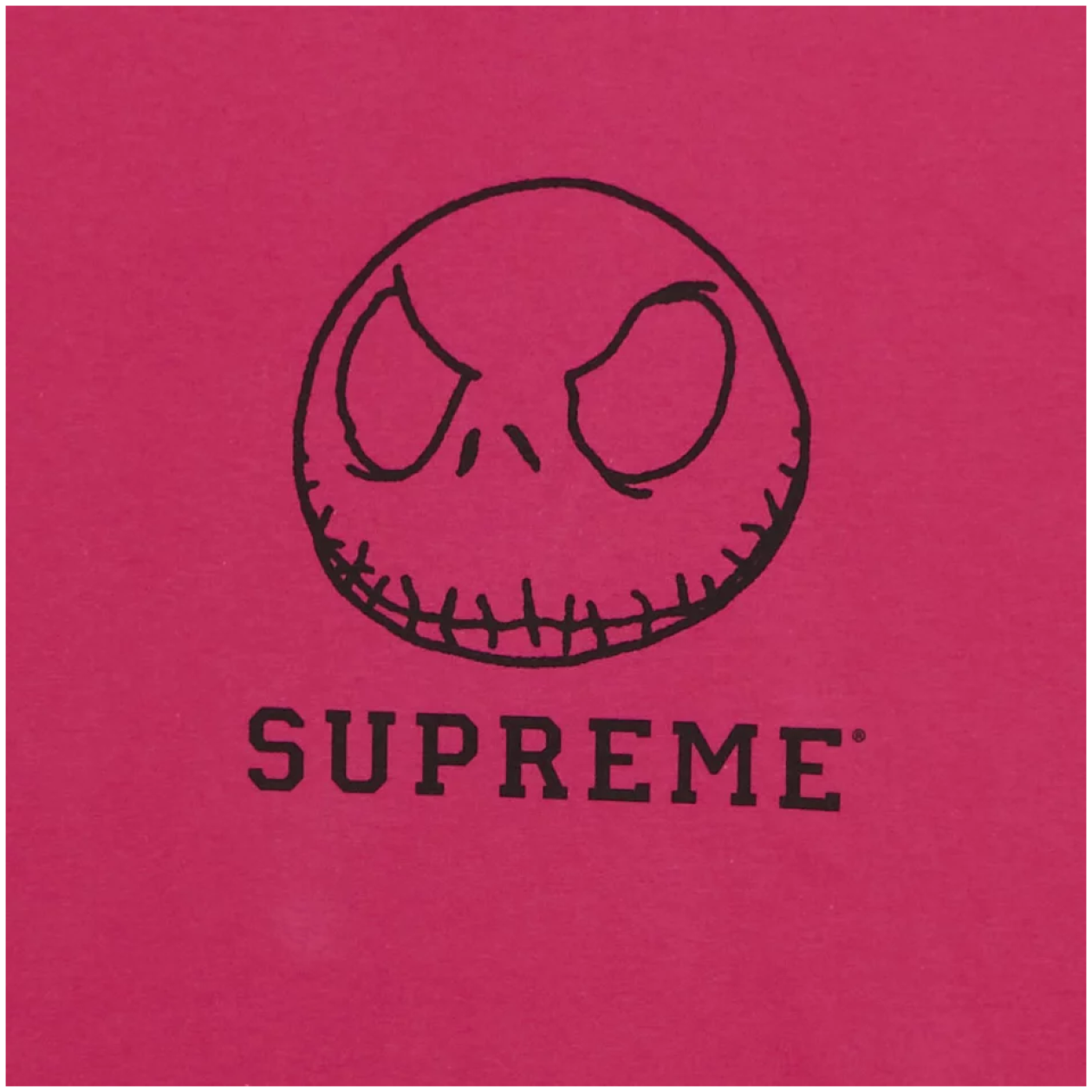 Supreme Skeleton Tee Pink – Sneakers Joint