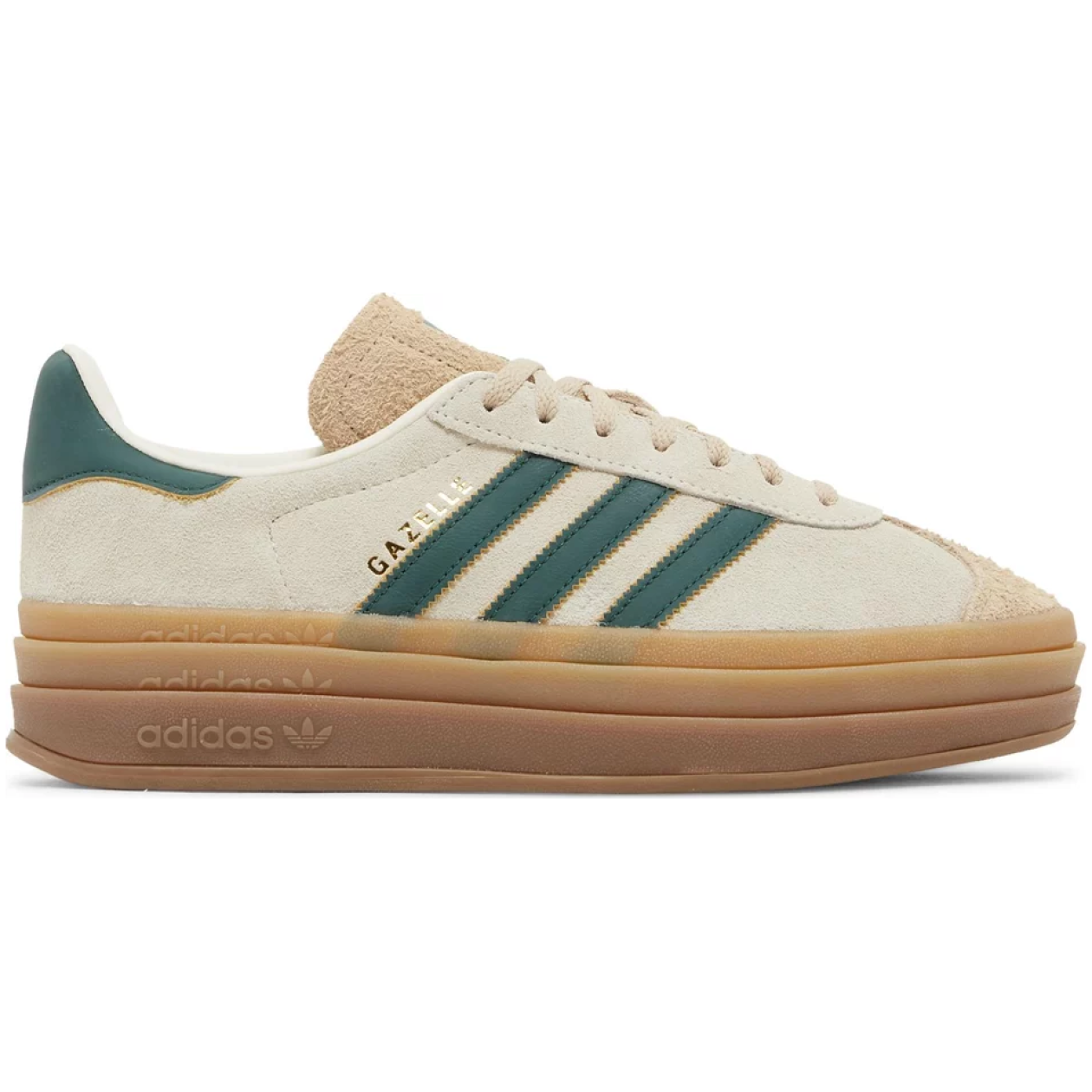 Adidas Gazelle Bold Cream Collegiate Green